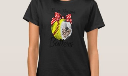 Softball Soccer Busy Raising Ballers Mother's Day T-Shirt