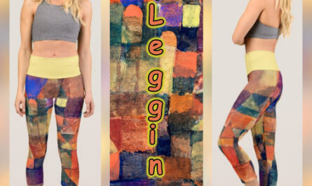 CAPRI STYLE LEGGINGS – “3 Domes” – Paul Klee Art