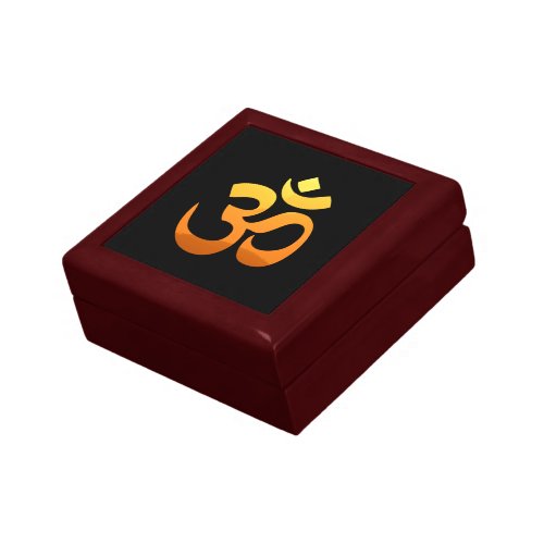 Om Mantra Symbol Yoga Asana Relax Fitness Sunrise Gift Box