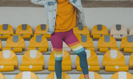 Vintage Contrast Leggings