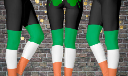 Kiss my shamrocks St. Patrick's Day Leggings