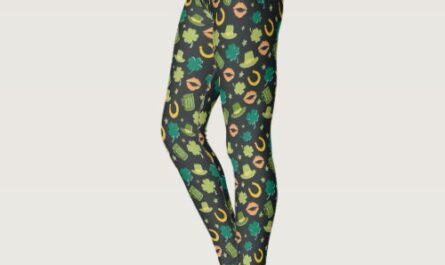 Crazy St Patrick's Day Pattern Leggings