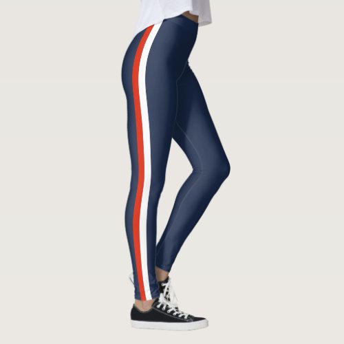 Fitness Leggings with Side Stripe – Your Colors