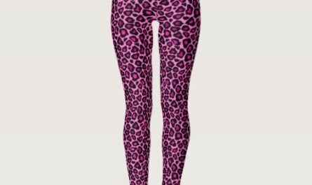 Hot Pink Leopard Print Leggings