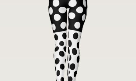 Black and White Dots Leggings – Choose Colors