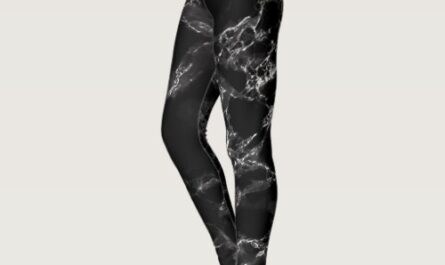 Black Marble Leggings