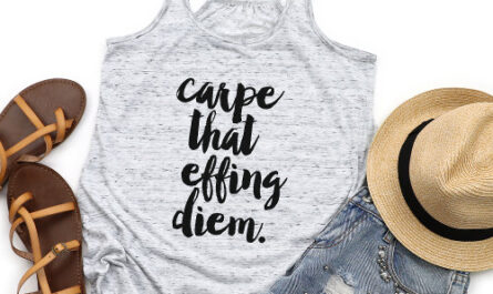 Carpe That Effing Diem Quote Tank Top