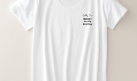 Custom Text Plus Size Family Reunion White T-Shirt