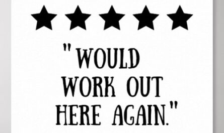 Funny Gym Decor 5 Stars Would Work Out Here Again
