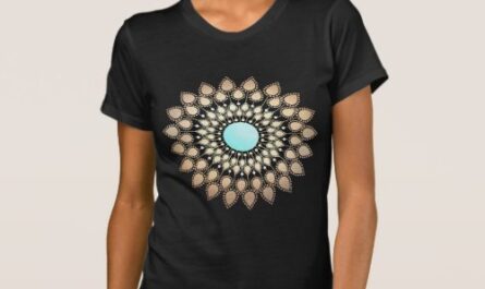 Gold Lotus Yoga and Meditation Teacher Health Spa T-Shirt