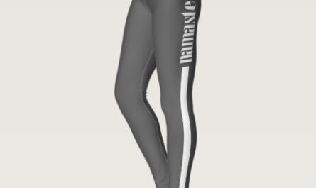 Grey and White Neutral Namaste Leggings