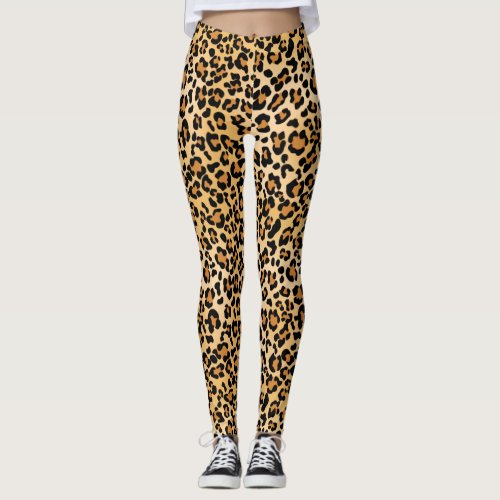 Leopard skin Animal Skin Print Leggings
