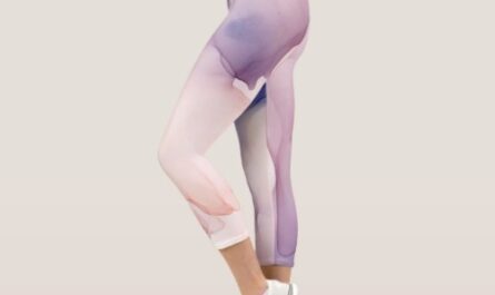 transparent light purple silk effect capri leggings
