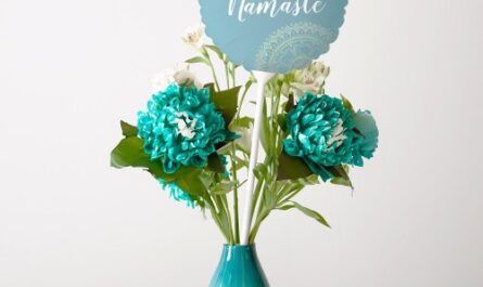 Yoga Meditation Instructor Green Blue Gold Mandala Balloon