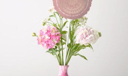Yoga Meditation Instructor Pink Gold Foil Mandala Balloon