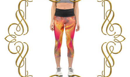 Embers of Vitality: Unleashing the Fire of Life Capri Leggings
