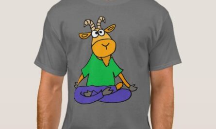 Funky Cute Goat Doing Yoga  T-Shirt