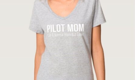 Pilot Mom Like A Normal Mom But Cooler  T-Shirt