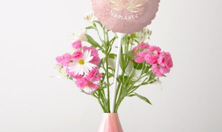 Rose Gold Lotus Yoga Studio Meditation Instructor Balloon