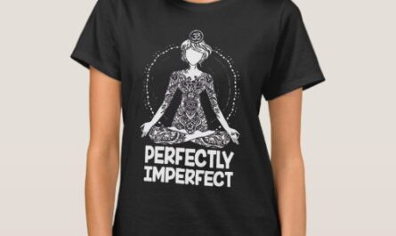 Perfectly Imperfect Yoga Meditation Girl Gifts T-Shirt