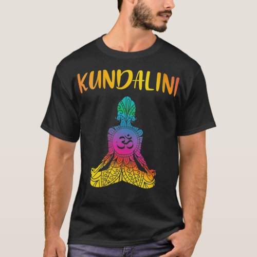 Womens Kundalini Yoga Sat Nam Wahe Guru Chakra Med T-Shirt