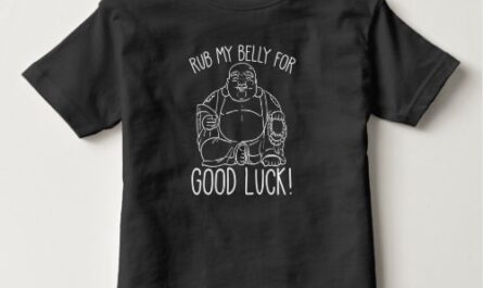 Happy Buddha Rub my Belly for good luck Buddhist Toddler T-shirt
