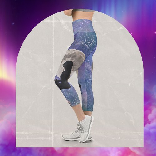 Harmony's Lunar Serenity Capri Leggings