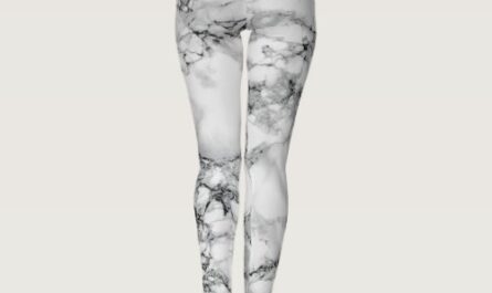 White Marble Leggings