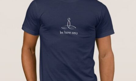 Be Here Now – White Sanskrit style T-Shirt