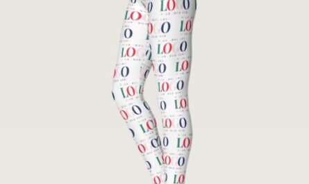 Custom Business Rectangle Logo Colorful Corporate  Leggings