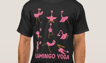 Flamingo Yoga Flamingo Yoga Pose Meditation T-Shirt