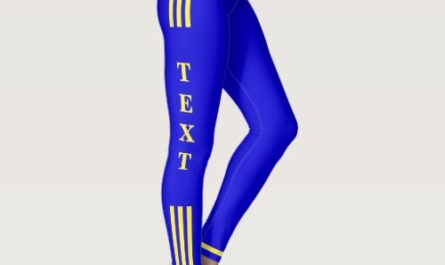 Side Stripe Sport Leggings Your Text and Colors
