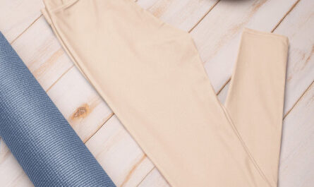 Autumn Trend Color Peach Blush Solid Leggings
