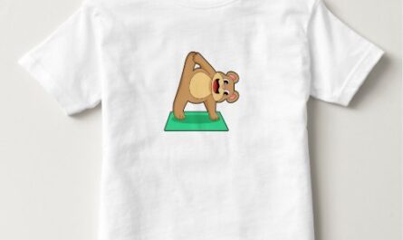 Bear at Yoga Fitness Toddler T-shirt