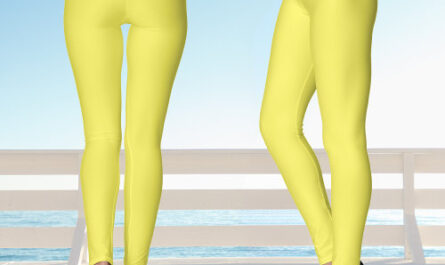 Bold Banana Yellow Yoga Leggings