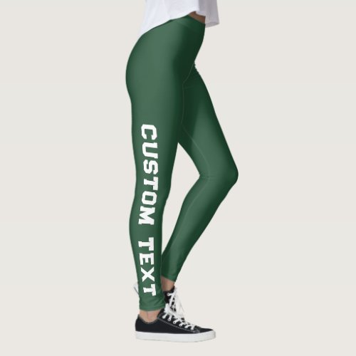 Create Your Own Custom Text Leggings