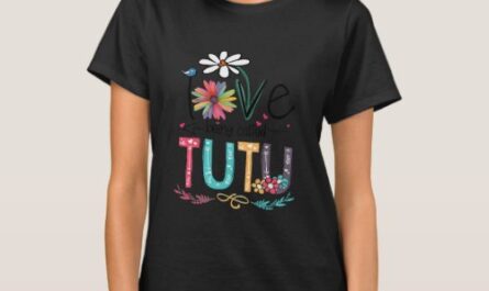 I Love Being Called Tutu Sunflower Shirt