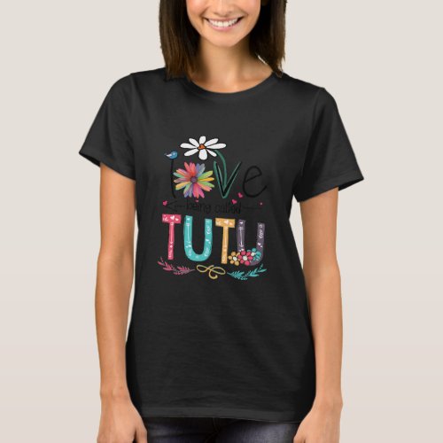 I Love Being Called Tutu Sunflower Shirt