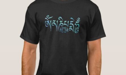 Mantra Blue Watercolor T-Shirt