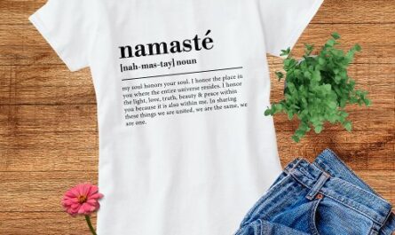 Namaste Definition Yoga Modern Minimal Meditation Tri-Blend Shirt