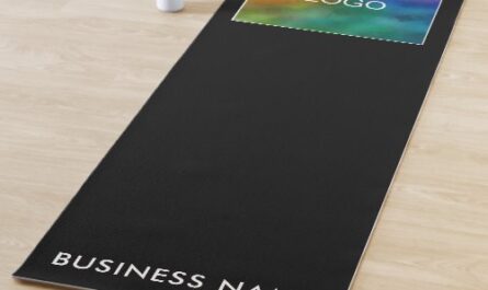 Yoga Mats Fitness Add Your Business Logo Template