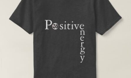 Zen Om positive energy minimalist dark yoga shirt