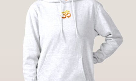 Double Sided Yoga Om Mantra Symbol Gold Sun Womens Hoodie