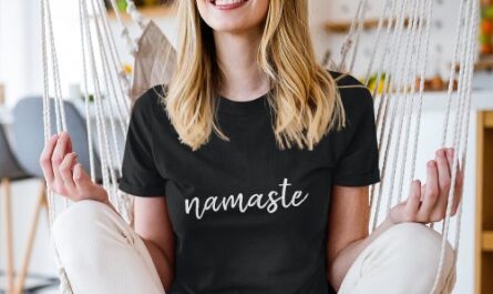 Namasté | Modern Black Meditation Spiritual Yoga Tri-Blend Shirt