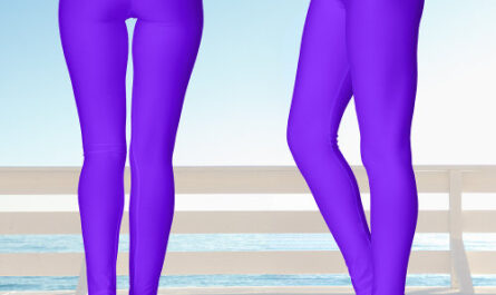 Purple Violet Yoga Leggings