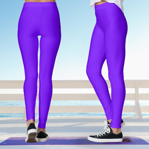 Purple Violet Yoga Leggings