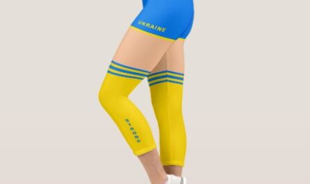 Strong Ukraine Capri Leggings Ukrainian Flag