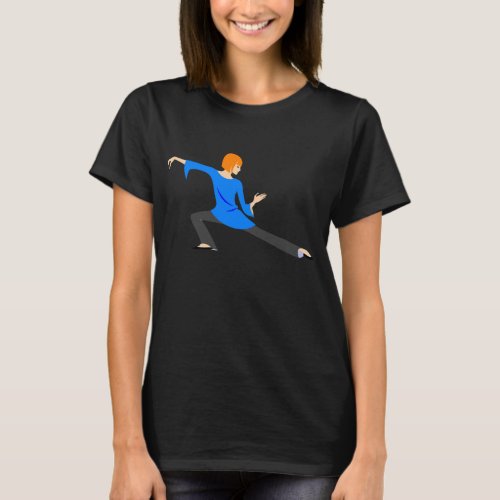 Woman Doing Tai Chi or Yoga T-Shirt
