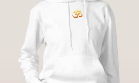 Womens Hooded Sweatshirt Yoga Om Mantra Symbol