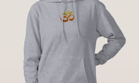 Womens Hoodies Double Sided Yoga Om Mantra Symbol
